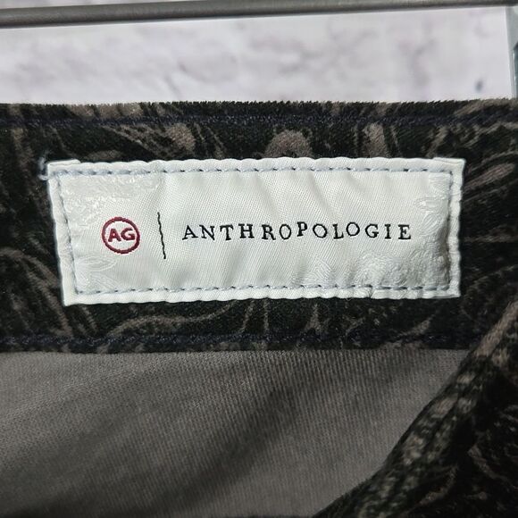 AG Anthropologie The Stevie Velvet High-Rise Skinny Jeans Adriano Goldschmied 26 - Picture 13 of 16